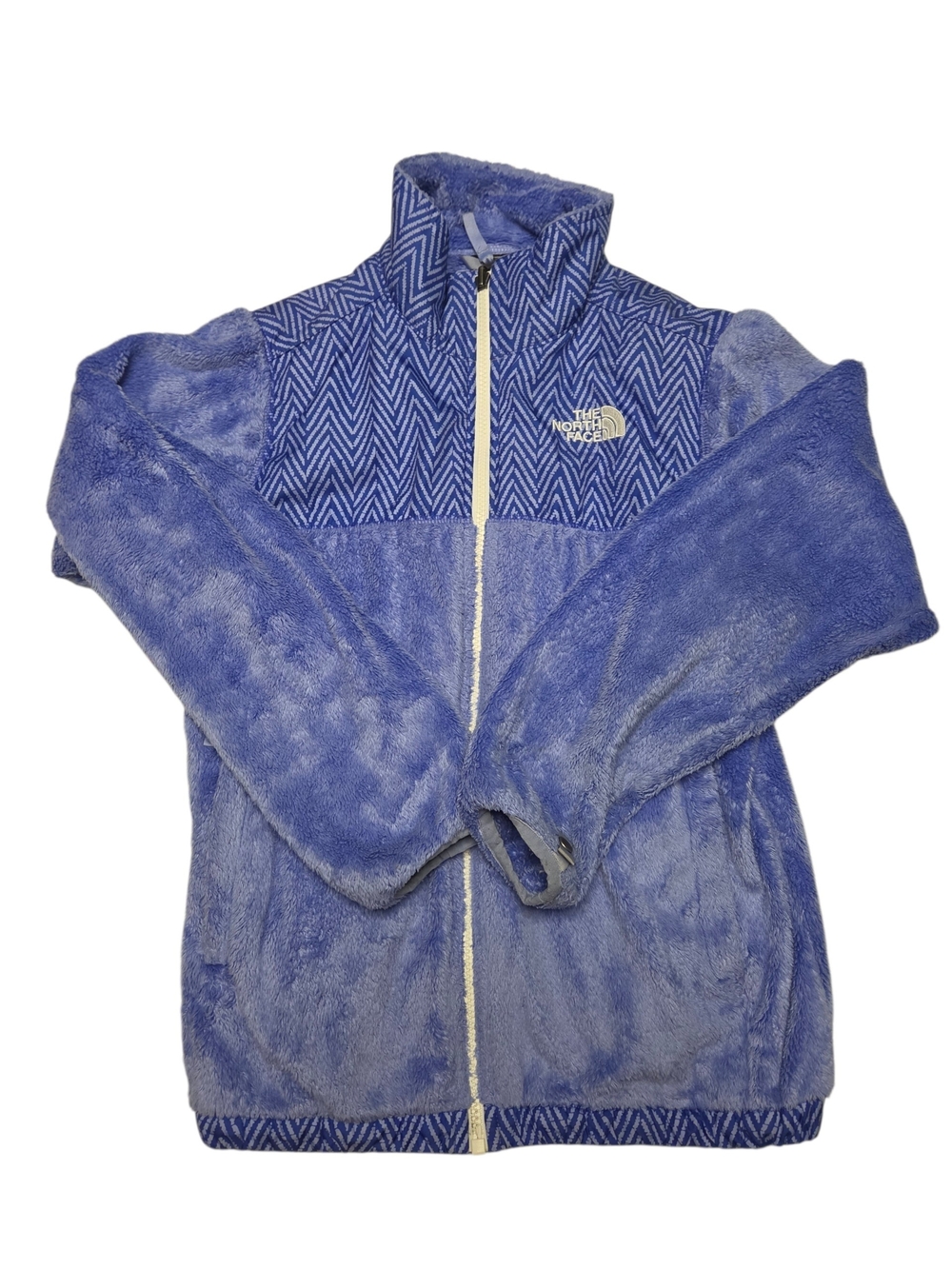 The North Face Girls' Blue Plush Full-Zip Jacket